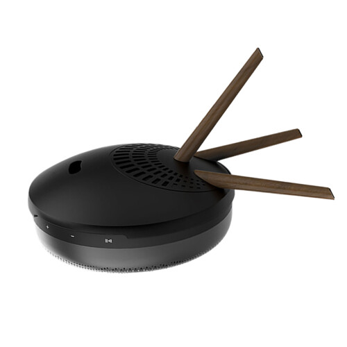 Small and Exquisites Speaker Stands Sound-Texture black maple