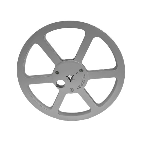 Support de bobine professionnel en aluminium de 7 pouces,-argent