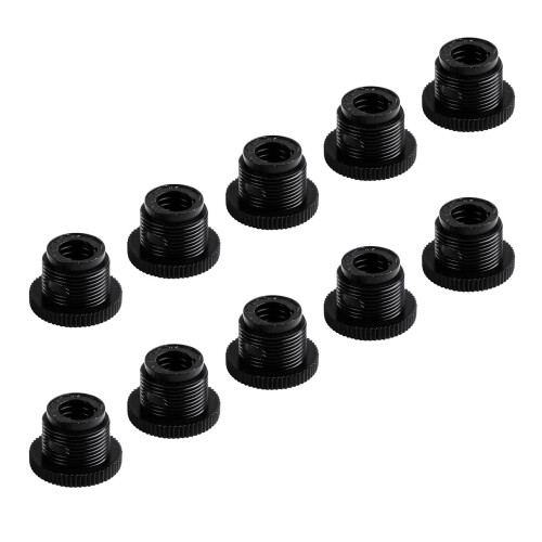 10Pcs 5/8 to 3/8 Threaded Nut Screw Adapters for-plastic