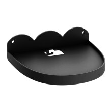 1PC Wandmontierter Lautsprecherhalter ABS Lagerregal für-Schwarz