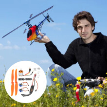 Elektrisk hastighedsregulatorsæt, batterikompatibilitet ESC med gashåndtagskalibrering og servoydelse til RC-helikopterfly med flere rotorer
