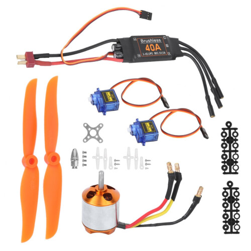 Micro Servo ESC Combo, kalibrering av gassreguleringsbørsteløs motor med flere programmeringsmetoder for RC-fly, helikopter og drone 1