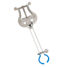Portable Trumpet Music Stand Holder Silver Lightweight Durable for Marching Band Performance