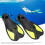 Πτερύγια αναπνευστήρα για ταξίδια, ελαφριά, συμπαγή, ανοιχτή φτέρνα, ρυθμιζόμενα 5