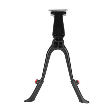 Cavalletto per bicicletta in lega di alluminio, regolabile in altezza per bici da trekking, mountain bike e cruiser, piedini in plastica rinforzata