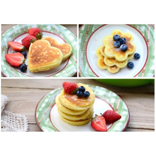 Silicone Pancake Maker Square Non Stick Egg Cooker Heat Resistant Easy Flip Breakfast Tool 1