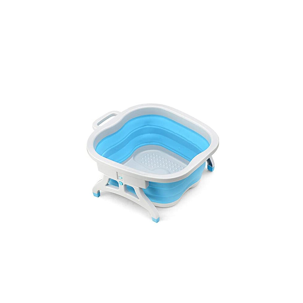 Collapsible Foot Spa Basin Foldable Silicone Tub for Home Spa Soaking and Easy Clean