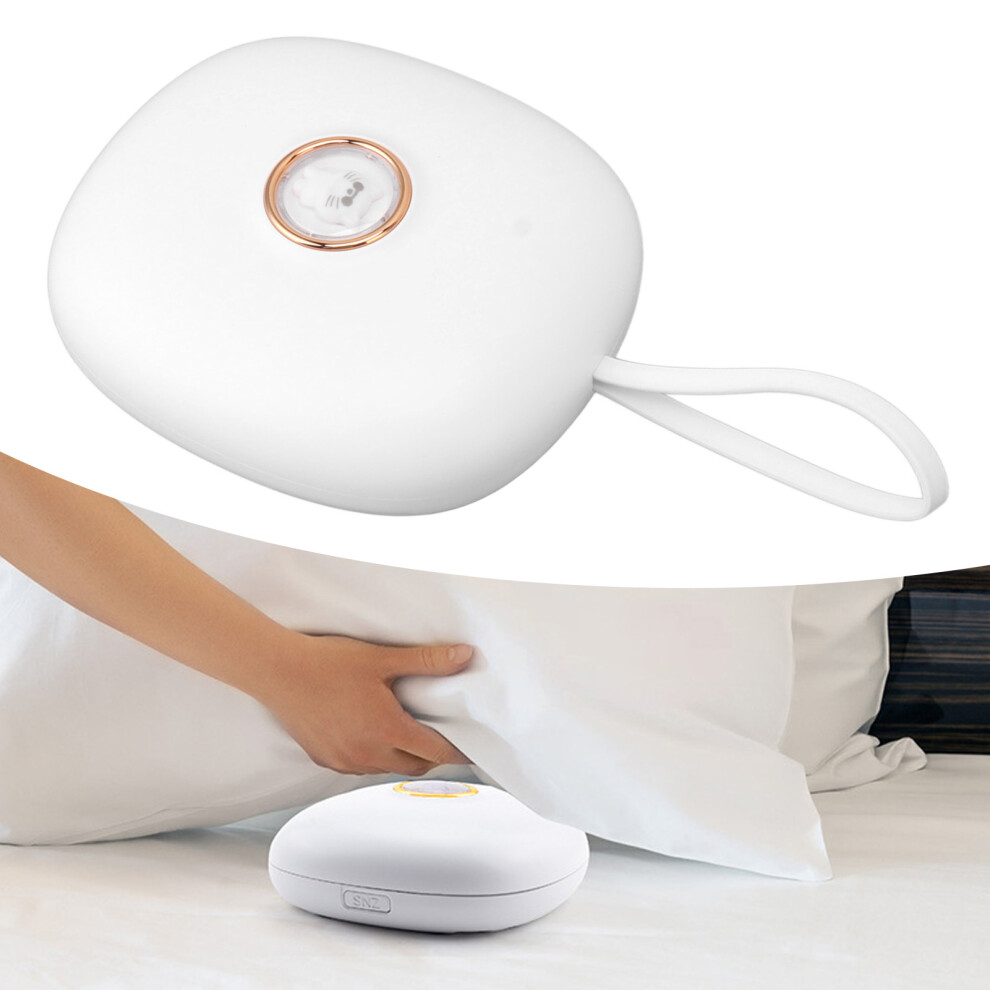 Compact Vibration Alarm Clock for Kids with Dual Alarms and LED