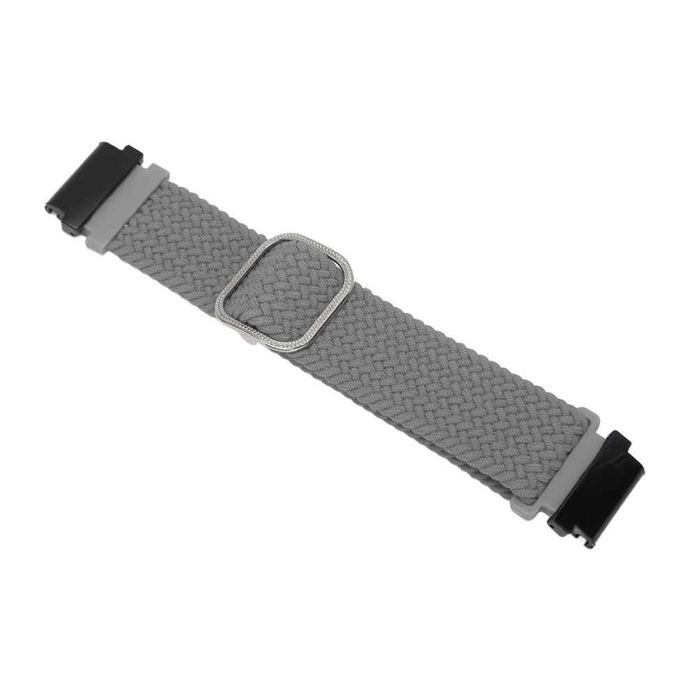20Mm Woven Nylon Watchband For Garmin Fenix 7S 6S 5S - Adjustable Fit Grey 8081369824676