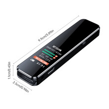 Noise Reduction Voice Recorder 1536KBPS HD MP3 Player 8GB Size 99x25x11mm