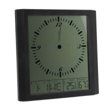 8,6 Zoll Wandmontierter Digitaluhr Thermometer Hygrometer – Groß 20x20cm