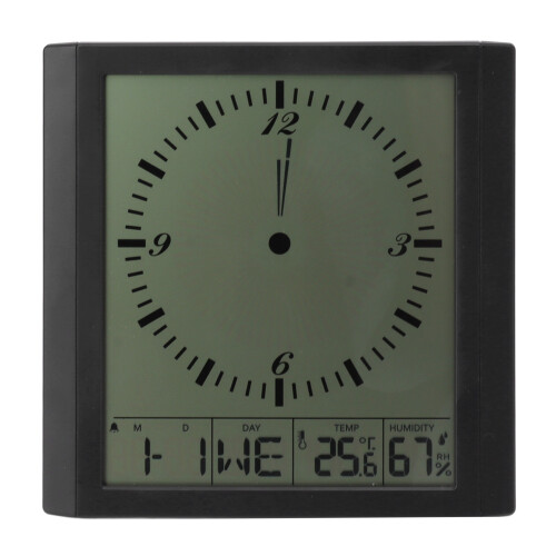 8.6 Wandmontierter Digitaluhr-Thermo-Hygrometer mit großem Display 2