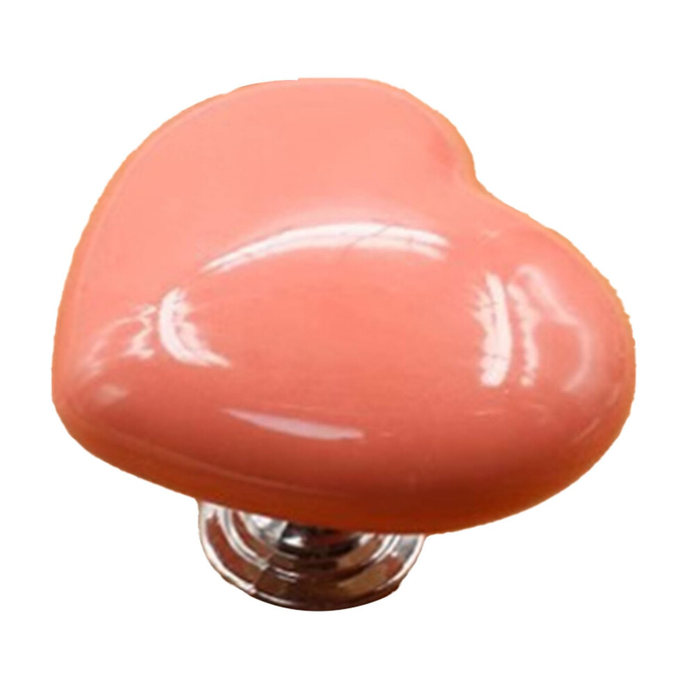 Toilet Button Pusher Heartshaped Press Button For Toilet Tank Pink For Women With Long Nails 9189345257094