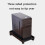 Desktop CPU Stand Cart Raised Bottom Design With Two Locking Casters For Easy Mobility 5