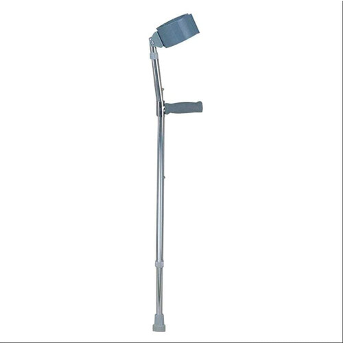 Forearm Crutches with Adjustable Foldable Aluminum Frame and AntiSlip Rubber Base for Adults