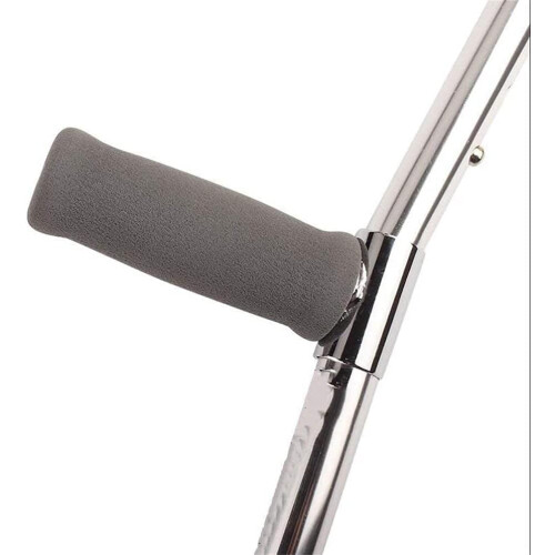 Forearm Crutches with Adjustable Foldable Aluminum Frame and AntiSlip Rubber Base for Adults 2