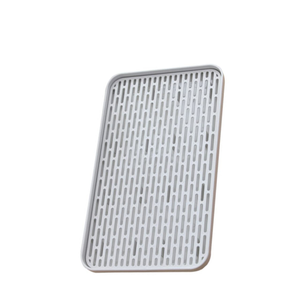 Bottle Drying Rack with Double Layer Storage and Detachable Draining Tray for Bottles and Cups