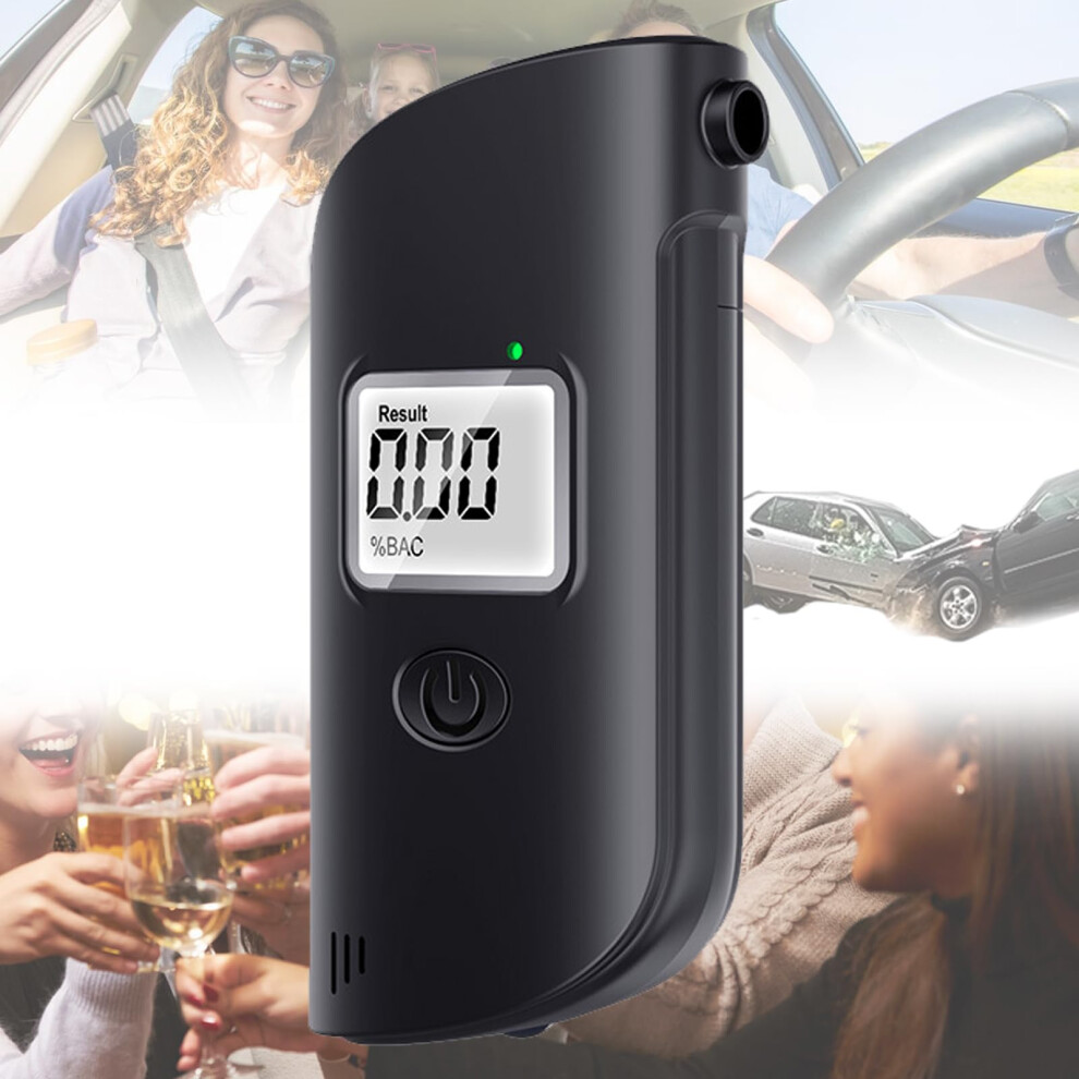 Alcohol Breathalyzer With Accuracy Detection, Digital Lcd Display, Quick Alcohol Test 9189345257797