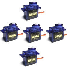 Mikro servo SG90 9G pre projekt Arduino, servomotor s kovovým prevodom so širokým teplotným rozsahom, uhlovým rozsahom 180 stupňov a vysoko