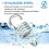 Heavy Duty Spring for Hammock Chairs, Easy Installation Suspension Hooks for Versatile Usage Scenarios 4