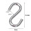 Galvanized Iron Heavy Duty S Hooks For Garage Workshop Ceiling Storage, Strong Loading Capability, Anti-rust Industrial Grade Quality Hooks For 6