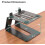 Desktop Speaker Stands 2Piece For Small And Medium Bookshelf Computer Speakers, Speaker Storage Bracket, Durable Design 4