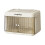 Storage Organizer, Dustproof Multifunctional Small Cabinet, Drying Rack, Beige Kitchen Container 1