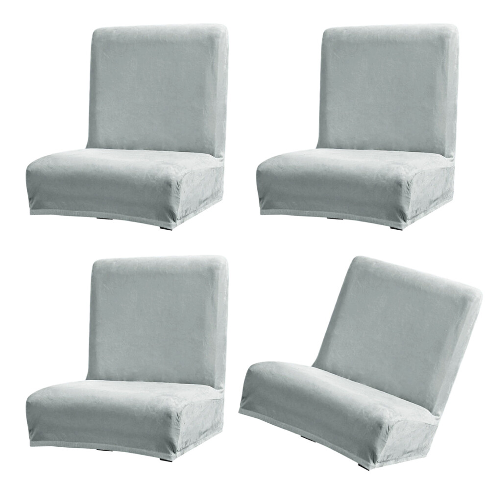 Spill Proof Elastic Seat Cover Sturdy Fabric- Light/Grey 7627000510907