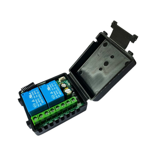 433MHz RF Remote Control DC6V-30V 2CH RF Relay Remote Control  for Garage Door Motor Control 2