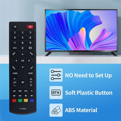 Replace CT-8507 Remote Control for   TV CT-8507 Remote Control 2