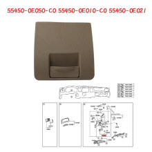 Beige Münzfach, Kleine Schublade 55450-0E010 55450-0E021-C0 für Highlander 2008-2013 Handschuhfach 55450-0E050