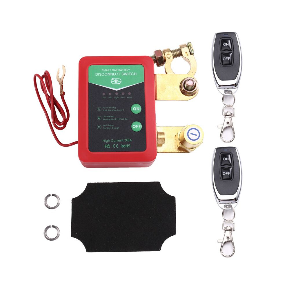 12V 24V 240A Car Battery Disconnect Automatic Power Off For Car Boat Battery Disconnect 6032150671674