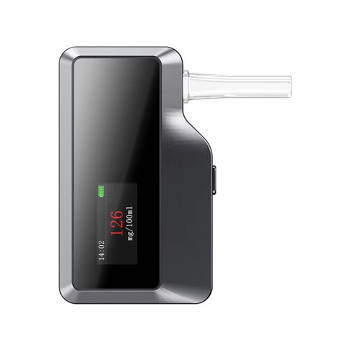Bafômetro com Design Mais Recente, Detector Pessoal de Álcool no Hálito, Sensor Eletroquímico Digital Portátil 1