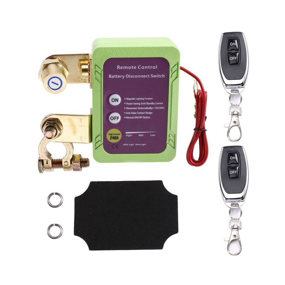 12V 240A Car Battery Disconnect Automatic Power Off For Car Boat Battery Disconnect 6033890142868