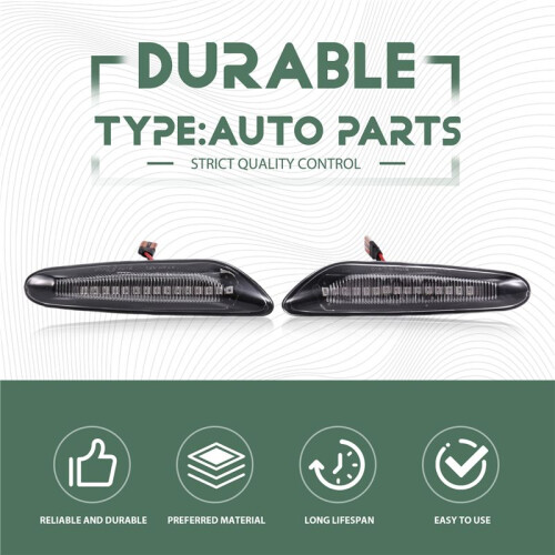 Flow  Light Turn Signal Light T10 Plug for  1/3/5/Series E36 E46 E60 E81 E82 E87 E90 E91 X1 E84 X3 E83 X5 E53 1