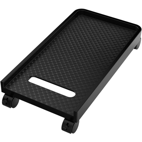 Desktop CPU Stand Cart Raised Bottom Design With Two Locking Casters For Easy Mobility 2