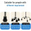 Adjustable Walking Cane with Extra Stable 4Tube Base and Ergonomic Handle for Elderly 5