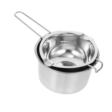 Stainless Steel Double Boiler Melting Pot For Chocolate Cheese Candy Wax 28x16x7 Cm 1 Set