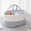 Lightweight Nappy Storage Solution Removable Portable Carry Basket Compact Diaper Organizer Travel Friendly 2