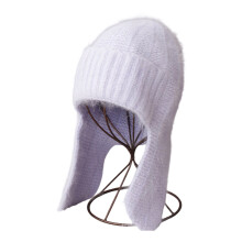 Chapeau d'hiver thermique, doublure en fausse fourrure-Violet