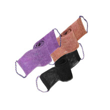 Badspons met lange steel, dubbelzijdige exfoliator, rugscrubber,