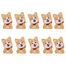 10st hond geborduurde opstrijkbare patches decoratieve- pup
