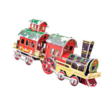 Kersthuistrein Modelpuzzel Kleuterschool Vroege educatieve-4
