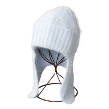 Bonnet d'hiver chaud coupe-vent avec oreilles,-Bleu ciel