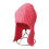 Warm Windproof Winter Cap Ears Comfortable Knit-bright pink 1