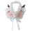 Winter Elk Patterned Warm Neck Wrap Scarf Headscarf-Pink 1