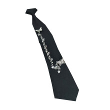 Elegant Crystal Studded Butterfly-Double butterfly cha 28CM