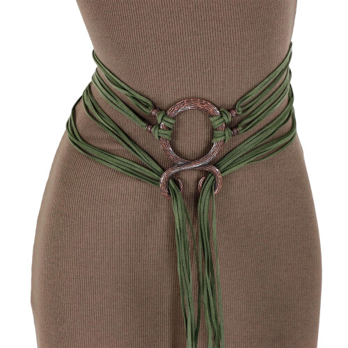 Medieval Themed Adjustable Belt Sash For Roleplaying-Green