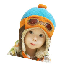Personality Accessory Hat Artistic Youth Hats Winter-Blue