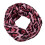 Leopard Print Scarf Head Wrap Soft Breathable Voile Shawl-Red 1